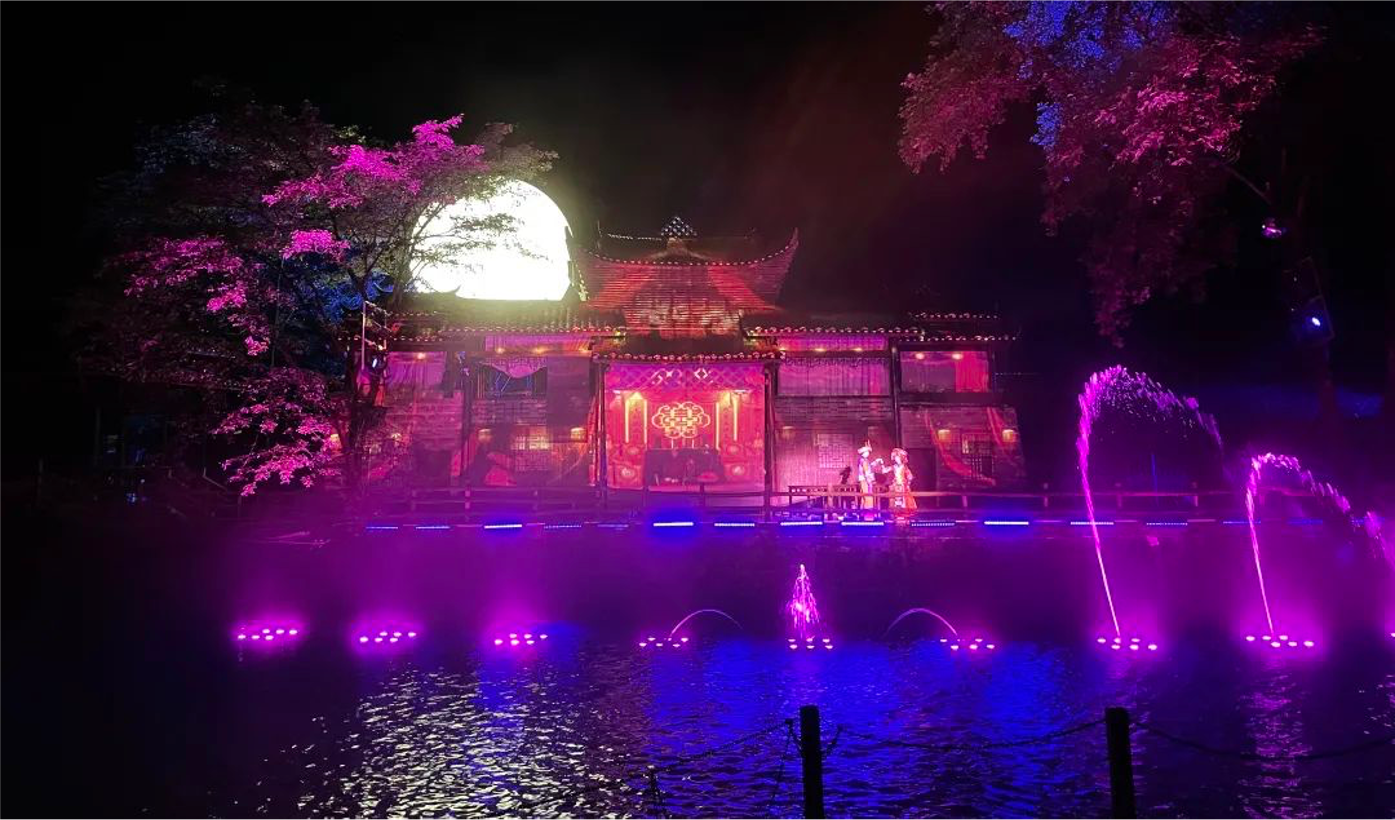 戶外文旅建筑光影秀，建筑投影解決方案
